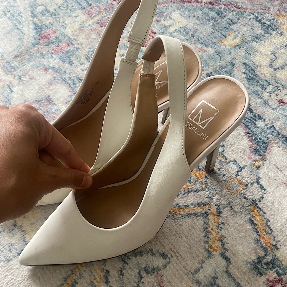 Great Condition 7.5 White heels